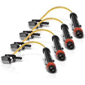 A-Premium 4-PC Brake Pad Wear Sensor Compatible with Mercedes-Benz C230 C240 C320 CL500 CLK320 CLS500 E320 E350 ML350 S350 S430 S600 SL500 SLK280, Front and Rear Wheels