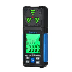 EMF Meter, 3-in-1 Multifunctional Electric Field Magnetic Field Radiation Detector for EF RF MF, Radio Frequency Detect Meter for Office&Home EMF Inspections (HT627) in Kuwait