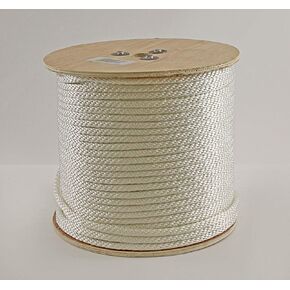 حبل نايلون مجدول صلب SBN-38500، 3/8 بوصة × 500 قدم، أبيض in Kuwait