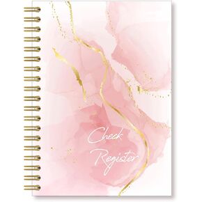 Register Check and Debit Card Register, Checkbook Registers, Simple Account Tracker & Financial Ledger (I), 5.5 inches x 8.2 inches