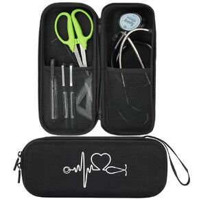 Stethoscope Case for 3M Littmann,Stethoscope Carrying for MDF Acoustica Deluxe Stethoscopes,Stethoscope Travel Holder for Nurse Accessories Yellow