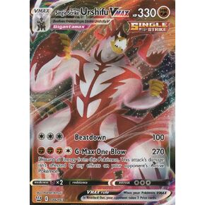 Single Strike URSHIFU VMAX 086/163 - Full Art - Battle Styles - NM/M