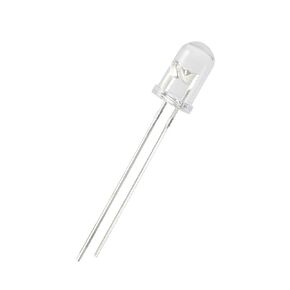 uxcell 20pcs 5mm 940nm Infrared Emitter Diode DC 1.2V LED IR Emitter Light Emitting Diodes Clear Round Head 7 Meters Emission Distance