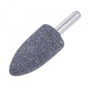 uxcell 2pcs Abrasive Mounted Stone 1/4" Shank 0.8" Dia Conical Corundum Grinding and Polishing Head for Engraving Rotary Tool