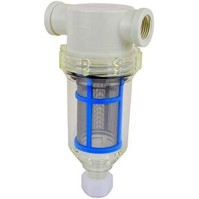 مصفاة نايلون من السلسلة العادية 1/2 FNPT مع وعاء شفاف مع تصريف in Kuwait