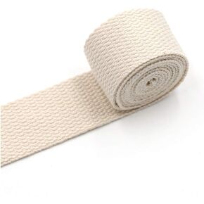 حزام قطني، مقابض حقيبة منسوجة، حزام حقيبة لحزام تنجيد حقيبة اليد، 78 بوصة (أسود، العرض = 1.5 بوصة) in Kuwait