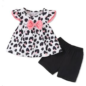 Toddler Baby Girls Summer Clothes Infant Outfits Tank Top Shirt Cute Shorts Set
