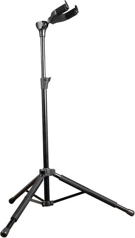 حامل جيتار قابل للتعديل للجيتار الصوتي والكهربائي والباس والبانجو، أسود (مزدوج) in Kuwait