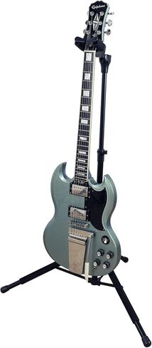 حامل جيتار قابل للتعديل للجيتار الصوتي والكهربائي والباس والبانجو، أسود (مزدوج) in Kuwait