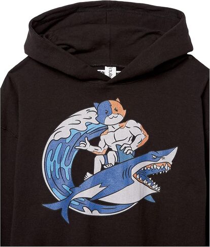FORTNITE Kids' Meowcles Shark Surf Youth Pullover Hoodie in Saudi Arabia