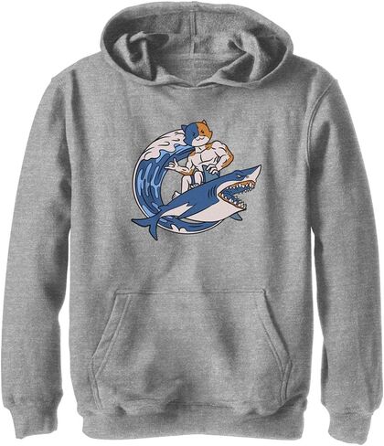 FORTNITE Kids' Meowcles Shark Surf Youth Pullover Hoodie in Saudi Arabia
