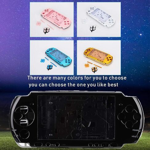 حافظة وحدة التحكم في الألعاب، حافظة وحدة التحكم في الألعاب، غطاء حماية كامل لوحدة التحكم في الألعاب لقفص شل بديل PSP3000 (أسود) in Kuwait