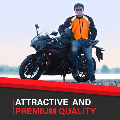 سترة السلامة Badass Moto مع جيوب. دراجة نارية سترة عاكسة لسترة دراجة نارية. سترة جري عالية الوضوح in Kuwait
