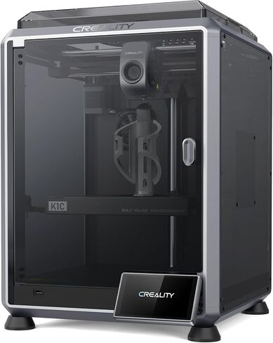 Creality K1C 3D Printer, 600mm/s Fast Speed Clog-Free Extruder Auto Leveling 3D Printers with AI Camera for 300°C Printing, Switchable Silent Mode Reliable Carbon Fiber 3D Printing 220 * 220 * 250mm in Saudi Arabia