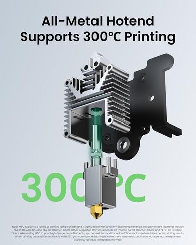 طابعة AnkerMake M5C ثلاثية الأبعاد، طباعة عالية السرعة 500 مم / ثانية، Hotend معدنية بالكامل، تدعم الطباعة حتى 300 درجة مئوية، التحكم عبر الأجهزة المتعددة، بديهية (متجددة) in Saudi Arabia
