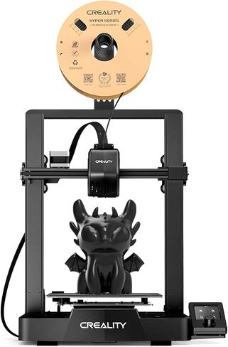 Official Creality Ender 3 V3 SE 3D Printer, Upgraded Ender 3, 250mm/s 2500mm/s² Fast 3D Printer, Auto Leveling, Direct Extruder, PC Spring Steel Bed, Auto-Load Filament, Print Size 8.66x8.66x9.84in in Saudi Arabia