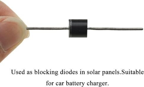 acoeitl 10sq050 الانتعاش الإلكترونية المعدل الثنائيات المحورية 10a 50v سهلة إرفاق لحام إبقاء الضباب مشرق سلك بدوره إشارات الفرامل تشغيل أضواء لشحن الألواح الشمسية متنقل شاحن بطارية السيارة 20 قطع in Kuwait