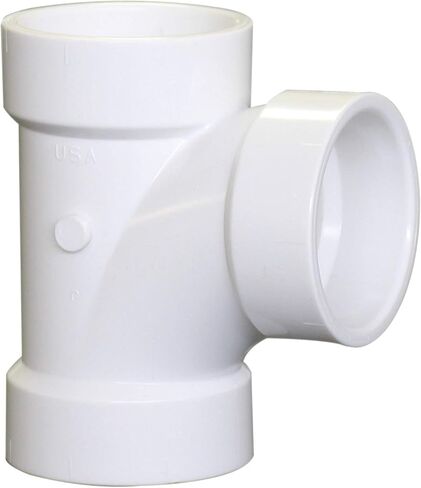NIBCO 4811R 4X4X3 Hub x Hub Sanitary Tee PVC in Saudi Arabia