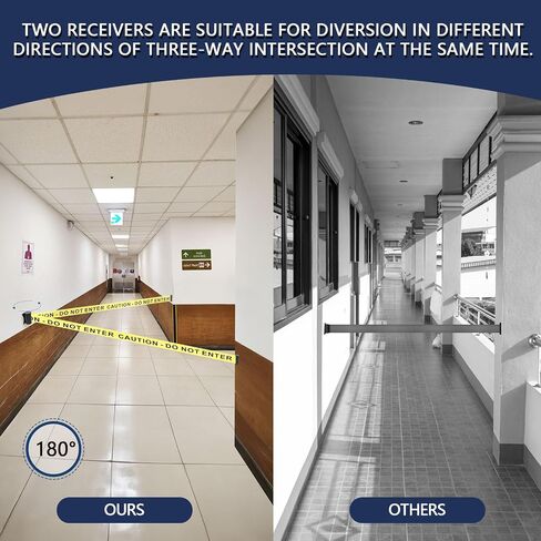 Crowd Control Wall Mount Retractable Belt Barrier 2 Pack,TrreZon Fixed Stanchion Tapes 16' Yellow Belt with "Caution: DO NOT Enter" for High-Traffic Area Hallway Grocery Church Office Stadium School in Saudi Arabia