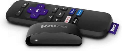 جهاز البث Roku Express HD مع كابل HDMI عالي السرعة وجهاز تحكم عن بعد بسيط، وإعداد موجه، وشبكة Wi-Fi سريعة (2022) (متجدد) in Saudi Arabia