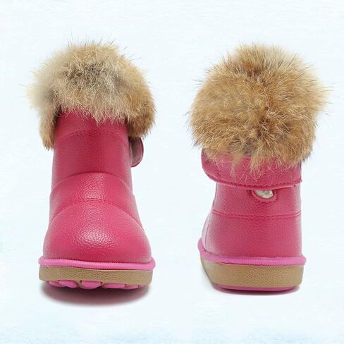 أحذية CIOR للأولاد والبنات للثلج شتوية خارجية مقاومة للماء ومبطنة بالفرو (للأطفال الصغار/الأطفال) in Kuwait