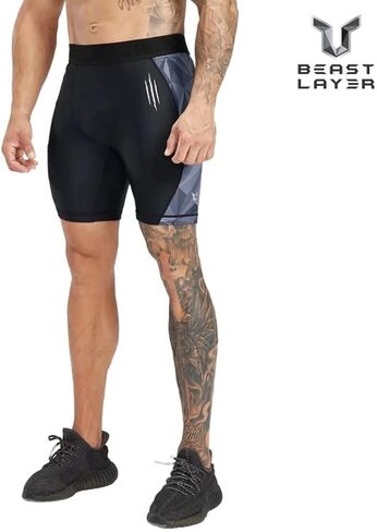 شورت ADOREISM BJJ MMA شورت قصير ماص للرطوبة للتدريب على القتال - الملاكمة، الكيك بوكسينغ، التصارع، المصارعة in Kuwait