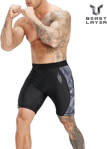 شورت ADOREISM BJJ MMA شورت قصير ماص للرطوبة للتدريب على القتال - الملاكمة، الكيك بوكسينغ، التصارع، المصارعة in Kuwait