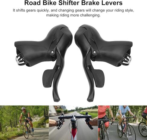 أذرع فرامل ناقل الحركة للدراجة، مجموعة ناقل فرامل مريحة خفيفة الوزن 2 × 10 لدراجة الطريق in Kuwait