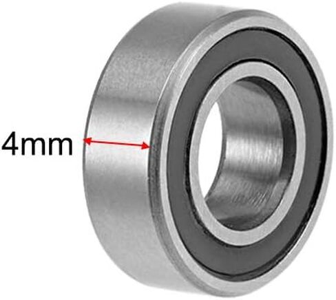 uxcell MR74-2RS Deep Groove Ball Bearings 4mm Inner Dia 7mm OD 2.5mm Bore Double Sealed Chrome Steel Z2 10pcs in Saudi Arabia