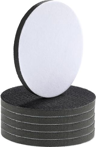6 Inch Hook and Loop Soft Foams Buffering Pad Sponge Cushion Buffer Backing Pad 150 mm Soft Density Interface Pads Hook and Loop for 6 Inch Sanding Pad(6 Pieces) in Saudi Arabia