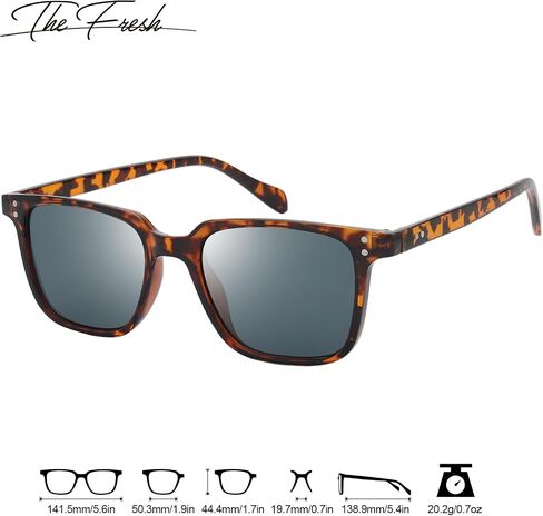 The Fresh Trendy Square Sunglasses for Man Woman Fashion UV Protection Lens Men Women Sunnies Sunglasses in Saudi Arabia