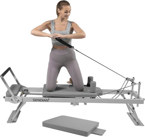 Foldable Pilates Equipment for Home Workouts,Pilates Reformer Machine for Home and Gym with Springs, Pilates Exercise Equipment with Jump Board in Saudi Arabia