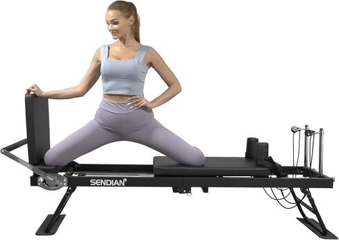 Foldable Pilates Equipment for Home Workouts,Pilates Reformer Machine for Home and Gym with Springs, Pilates Exercise Equipment with Jump Board in Saudi Arabia