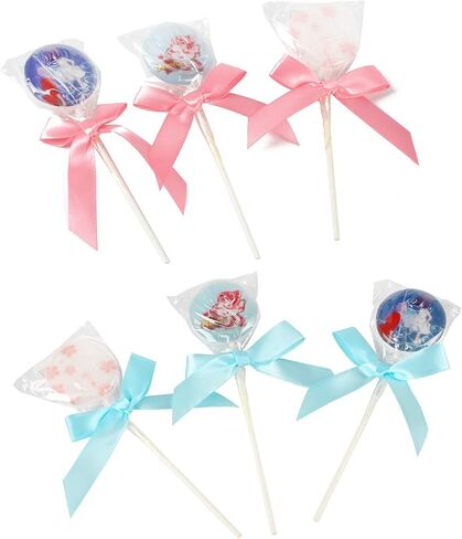50 Pack Pink Satin Ribbon Twist Tie Bows for Treat Bags, Gift Bags, Bakery Candy Bags and Package Decorating Ribbon Bow, Bowknot for Gifts in Saudi Arabia