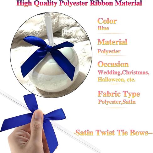 50 Pack Pink Satin Ribbon Twist Tie Bows for Treat Bags, Gift Bags, Bakery Candy Bags and Package Decorating Ribbon Bow, Bowknot for Gifts in Saudi Arabia