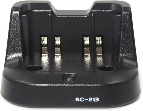 (عبوة من قطعتين) شاحن بطارية سطح المكتب السريع BC-213 متوافق مع راديو ICOM F1000 F2000 F1100 F2100D ثنائي الاتجاه in Saudi Arabia