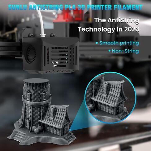 خيوط طابعة SUNLU PLA ثلاثية الأبعاد، بدون خيوط PLA 1.75 مم، خيوط طباعة ثلاثية الأبعاد مضادة للجروح بدقة PLA، طباعة سريعة للطابعة ثلاثية الأبعاد، دقة الأبعاد +/- 0.02 مم، 1 كجم، APLA أخضر زيتوني in Kuwait