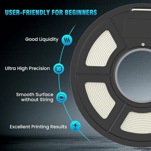 خيوط طابعة SUNLU PLA ثلاثية الأبعاد، بدون خيوط PLA 1.75 مم، خيوط طباعة ثلاثية الأبعاد مضادة للجروح بدقة PLA، طباعة سريعة للطابعة ثلاثية الأبعاد، دقة الأبعاد +/- 0.02 مم، 1 كجم، APLA أخضر زيتوني in Kuwait