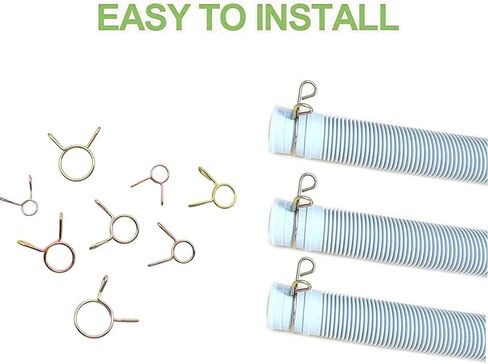 400Pcs Fuel Line Hose Tubing Spring Clips Clamp Water Pipe Clamps Assortment Kit in Kuwait