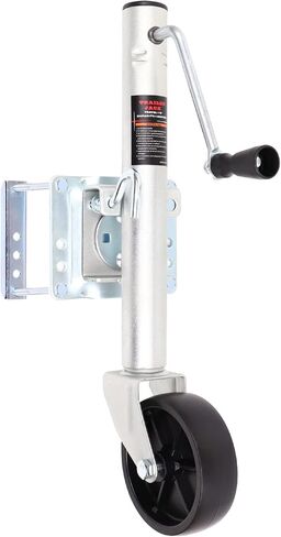 رافعة مقطورة قارب دوارة 1000 رطل مع عجلات 6 بوصة، سفر عمودي 10 بوصة مع أدوات تثبيت مثبتة بمسامير (10 بوصة 1000 رطل) in Kuwait