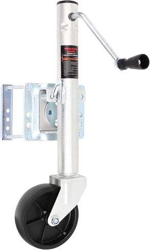 رافعة مقطورة قارب دوارة 1000 رطل مع عجلات 6 بوصة، سفر عمودي 10 بوصة مع أدوات تثبيت مثبتة بمسامير (10 بوصة 1000 رطل) in Kuwait