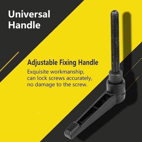 4pcs M6 Male Thread Adjustable Fixing Handle Metal Machine Knobs (16MM) in Saudi Arabia
