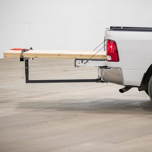 Buyers Products Hitch Mount Pick Up Truck Bed Extender, Foldable Extension Rack for Ladder, Rack, Canoe, Kayak, Long Pipes and Lumber, 1804100, Black in Saudi Arabia