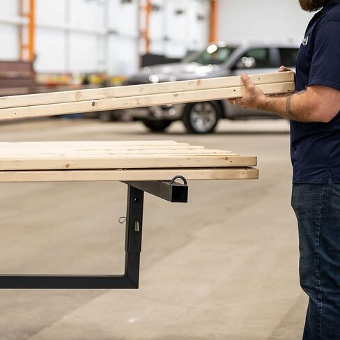 Buyers Products Hitch Mount Pick Up Truck Bed Extender, Foldable Extension Rack for Ladder, Rack, Canoe, Kayak, Long Pipes and Lumber, 1804100, Black in Saudi Arabia