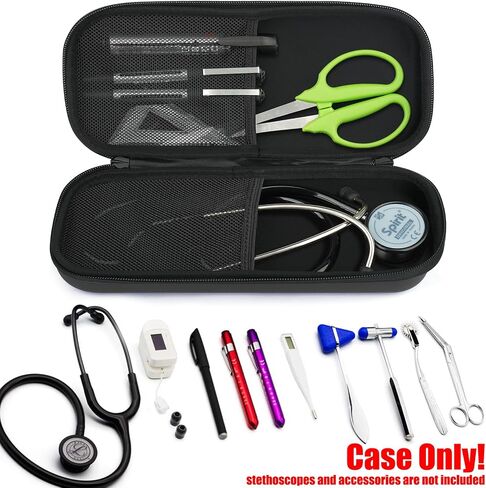 Stethoscope Case for 3M Littmann,Stethoscope Carrying for MDF Acoustica Deluxe Stethoscopes,Stethoscope Travel Holder for Nurse Accessories Yellow in Kuwait