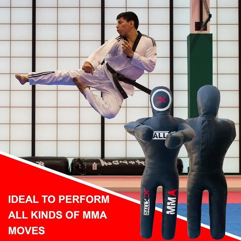 MMA Grappling Dummy for Judo Karate Throwing Brazilin JIU Jitsu Wrestling Submission Punching Bag for Self Defense Fitness Training Dummy – UNFILLED in Kuwait