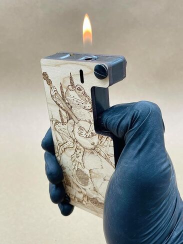 The Flamethrower! Portable case that holds two smokes + one lighter. (Banjo Frog) in Saudi Arabia