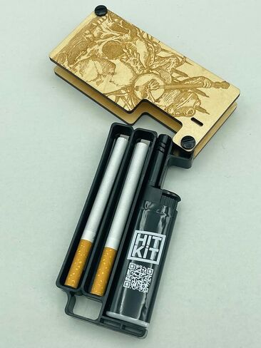 The Flamethrower! Portable case that holds two smokes + one lighter. (Banjo Frog) in Saudi Arabia
