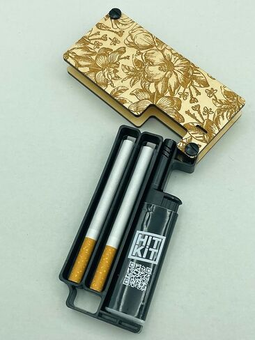 The Flamethrower! Portable case that holds two smokes + one lighter. (Banjo Frog) in Saudi Arabia