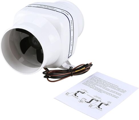 NovelBee Marine 24V Electric 4" in-Line Bilge Air Blower,270CFM in-Line Blower Exhaust Fan for Boat in Saudi Arabia